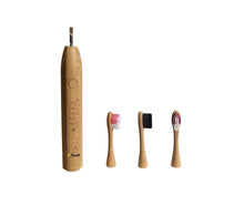 Fayet Bamboo Electric Toothbrush, Smart Sonic, IPX8 Waterproof Lightweight Automatic Eco Friendly Electric Toothbrushes 5 Modes (Next day delivery!)