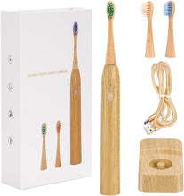 Fayet Bamboo Electric Toothbrush Children Version, IPX8 Waterproof Lightweight Automatic Eco Friendly 3 Modes (Next day delivery!)
