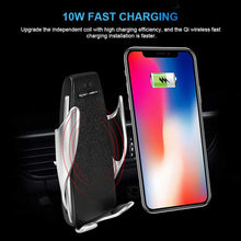 360° Rotation Wireless Automatic Sensor Car Phone Holder and Charger 2 in 1