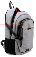 FAYET Unisex Laptop Backpack Water-proof with Charger Port