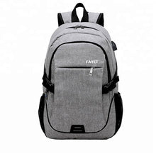 FAYET Unisex Laptop Backpack Water-proof with Charger Port