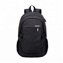 FAYET Unisex Laptop Backpack Water-proof with Charger Port