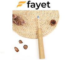 Fayet Bamboo Electric Toothbrush, Smart Sonic, IPX8 Waterproof Lightweight Automatic Eco Friendly Electric Toothbrushes 5 Modes (Next day delivery!)