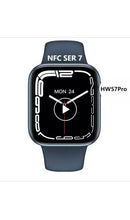 Fayet HW57 Pro Smartwatch Wireless, Heart rate monitoring, Multiple sports modes, Making calls, NFC, Voice Assistant Smart Watch for Men Women