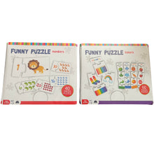 Animals Puzzles and Fruit Memory Cards, Fun Learning 2 Pc Jigsaw Puzzles