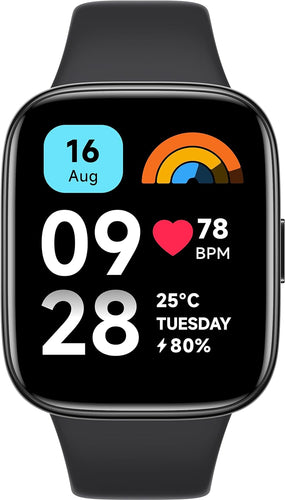 Xiaomi Redmi Watch 3 Active, 1.83” LCD Display, Bluetooth Phone Calls, SpO2 and Heart Rate Monitoring, 5ATM Water Resistance, 12-Day Battery Life,