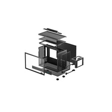 DeepCool CH160 PLUS Micro-ATX Mini Tower PC Case, Tempered Glass, High-Airflow Mesh Design, USB-C & USB 3.0 Front I/O, Supports ATX PSU & 305mm GPU, Black
