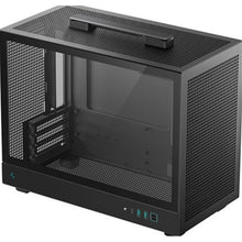 DeepCool CH160 PLUS Micro-ATX Mini Tower PC Case, Tempered Glass, High-Airflow Mesh Design, USB-C & USB 3.0 Front I/O, Supports ATX PSU & 305mm GPU, Black