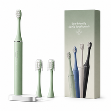 Fayet Aura Sonic Electric Toothbrush with Plant-Based Brush Heads, Aluminium Design, Long Battery Life, Rechargeable Sonic Cleaning