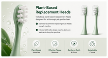 Fayet Aura Sonic Electric Toothbrush with Plant-Based Brush Heads, Aluminium Design, Long Battery Life, Rechargeable Sonic Cleaning