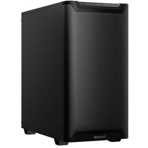 be quiet! Pure Base 501 Airflow Black ATX Mid Tower Case with USB-A, USB-C, 2 x Pure Wings 2 140mm Black PWM Fans, Sleek Front Panel and Airflow Cover