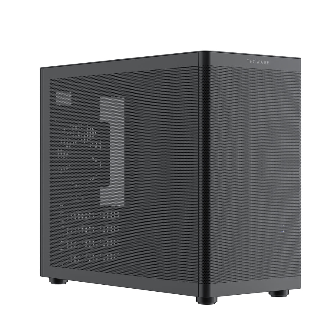 TecWare Fusion 3 mATX Compact Mesh Case (Black)