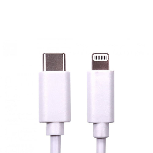  NLMOB-C-LT-2M Data Cable, USB 2.0 Type-C (M) to Apple Lightning (M), 2m, White, MFI Certified, 9V 2.2A Charging Power, White PVC Jacket, OEM Polybag Packaging
