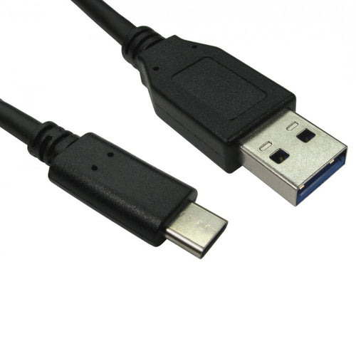  USB3C-921-2M Data Cable, USB 3.1 Type-A (M) to USB 3.1 Type-C (M), 2m, Black, 5Gbps Data Transfer Rate, Supports up to 3A 20V (60W), USB Power Delivery v2.0, OEM Polybag Packaging