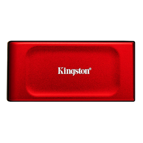 Kingston XS1000 Red (SXS1000R/1000G) 1TB Portable External SSD, Read 1050MB/s, Write 1000MB/s, USB 3.2 Gen 2, 5 Year Warranty
