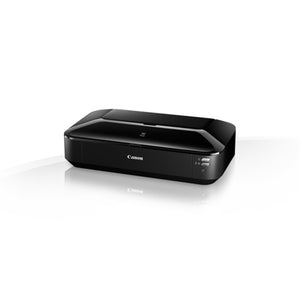 PIXMA iX6850 Compact high-performance A3+ wireless office printer. Up to 9600 x 2400 dpi. Mono Print Speed Approx. 14.5 ipm. Colour Print Speed Approx. 10.4 ipm. Borderless Printing. Paper Sizes A3+