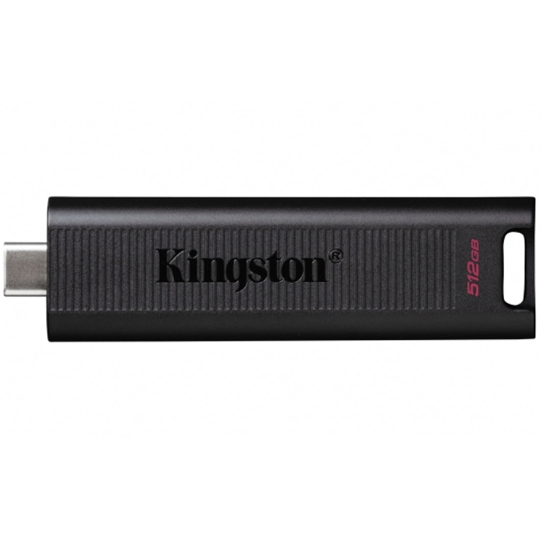 Kingston DTMAX/512GB DataTraveler Max 512GB USB-C USB Drive, USB3.2, Gen2, 1000MB/s, Black, Retail Boxed