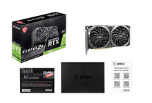 MSI GeForce RTX 3060 VENTUS 2X 12G OC Gaming Graphics Card - RTX 3060, TORX Fan 3.0, 12 GB GDDR6,