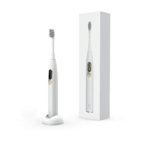 Oclean X Electric Toothbrush Oral Care Smart Sonic Automatic Tooth Brush 32 Level Adjustable Strength Customized Model APP Touch Screen Dental Cleaning