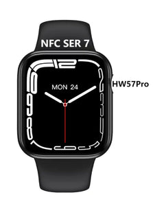 Fayet HW57 Pro Smartwatch Wireless, Heart rate monitoring, Multiple sports modes, Making calls, NFC, Voice Assistant Smart Watch for Men Women