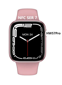 Fayet HW57 Pro Smartwatch Wireless, Heart rate monitoring, Multiple sports modes, Making calls, NFC, Voice Assistant Smart Watch for Men Women